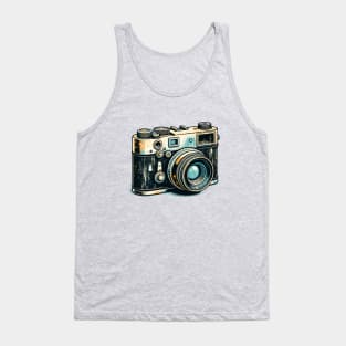 Retro Vintage Camera, Classic Camera Tee Tank Top